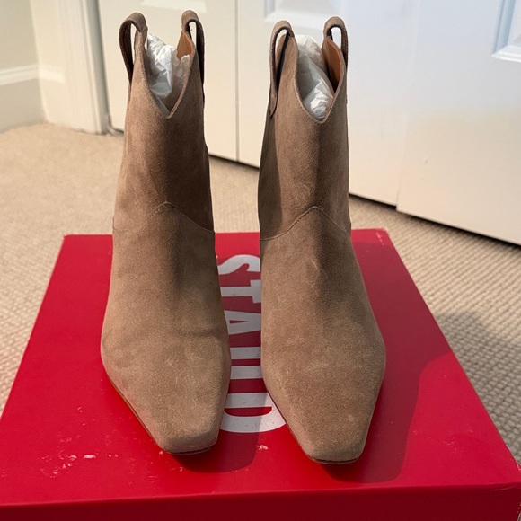 STAUD Western Wally Ankle Boot in Dune NWT - Picture 2 of 8